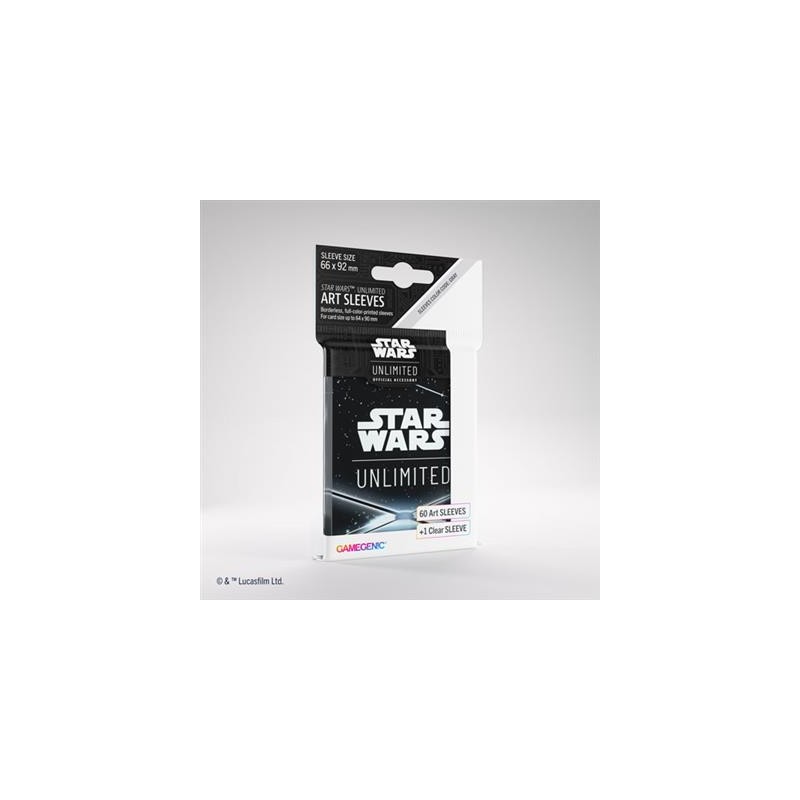 Gamegenic - Star Wars: Unlimited - Art Sleeves Card Back Black